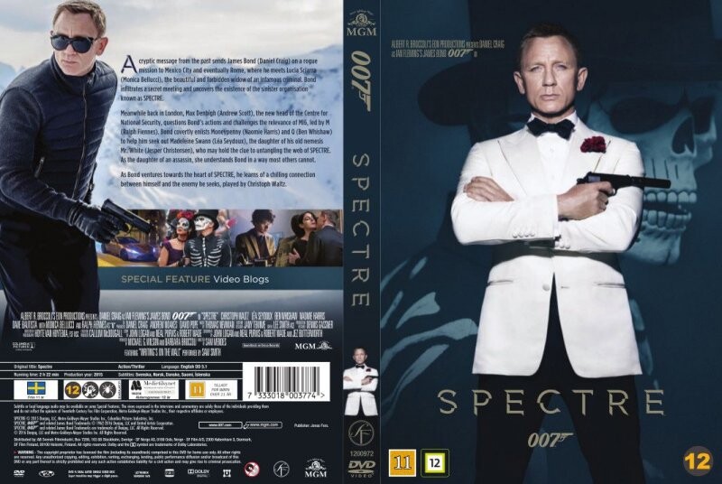 Bond - Spectre DVD Film → Køb billigt her - Gucca.dk