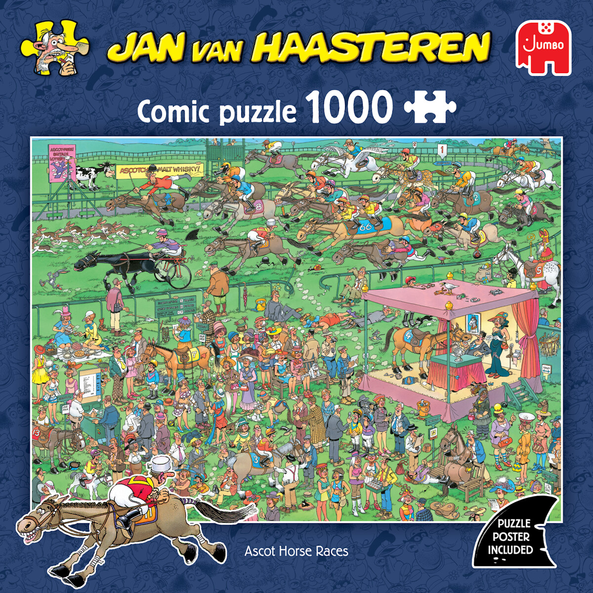 Jan Van Haasteren - Ascot Horse Races 1000 Pieces