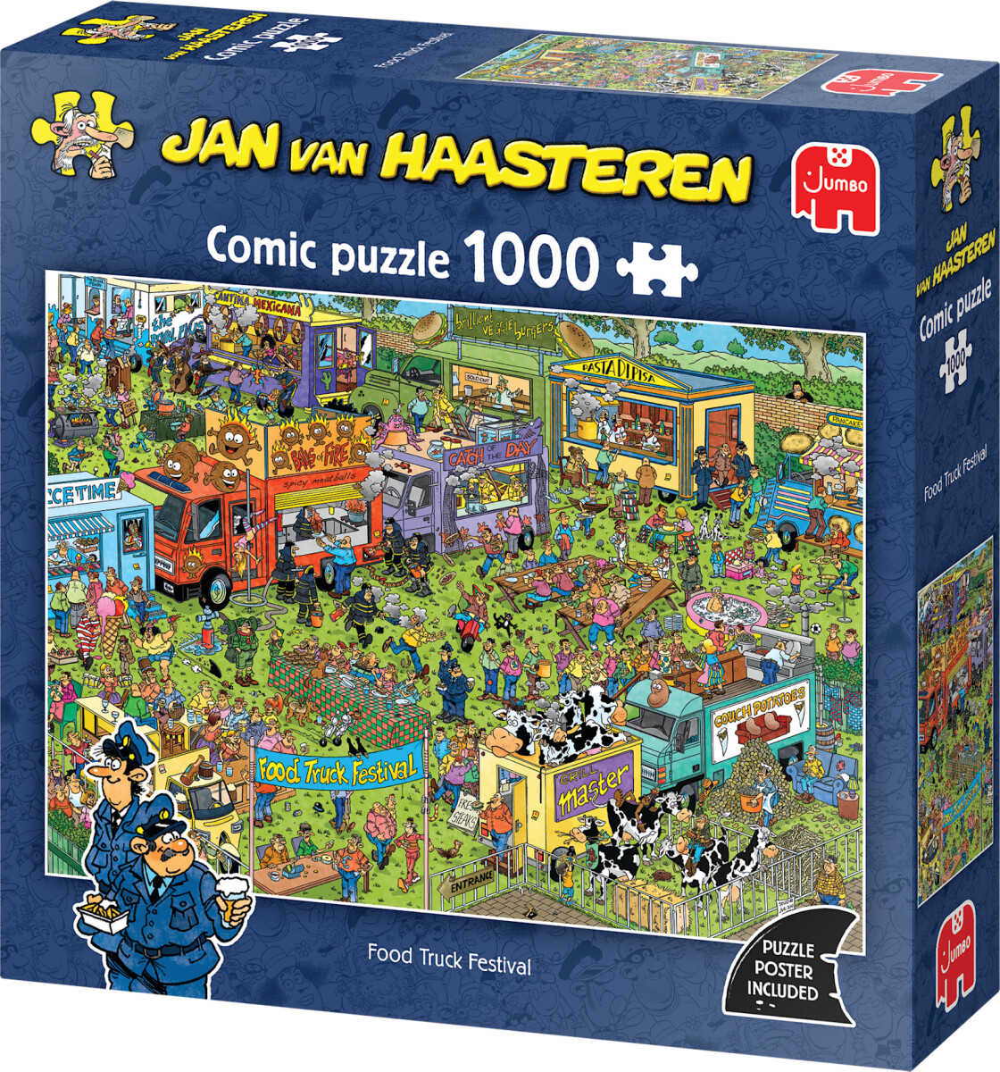 Jan Van Haasteren - Food Truck Festival Puzzle - 1000 Brikker