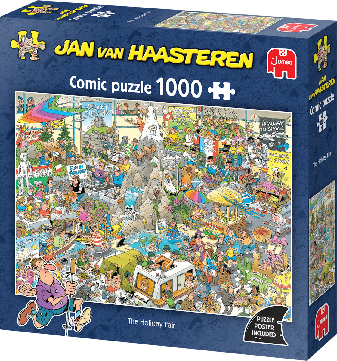 Jan Van Haasteren - Holiday Fair Comic Puzzle - 1000 Brikker