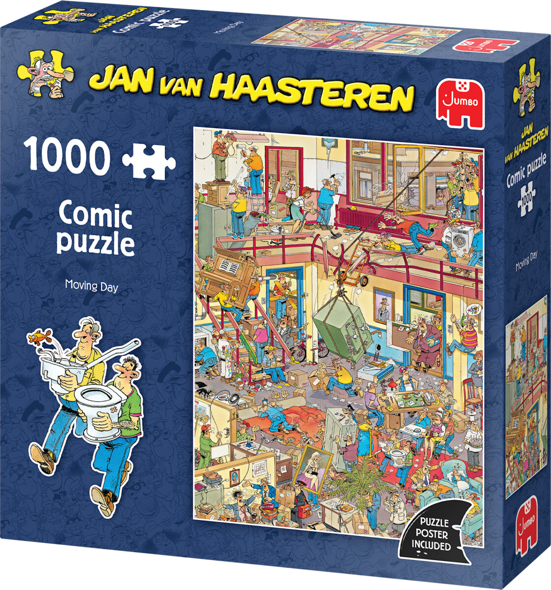 Jan Van Haasteren - Moving Day Comic Puzzle - 1000 Brikker