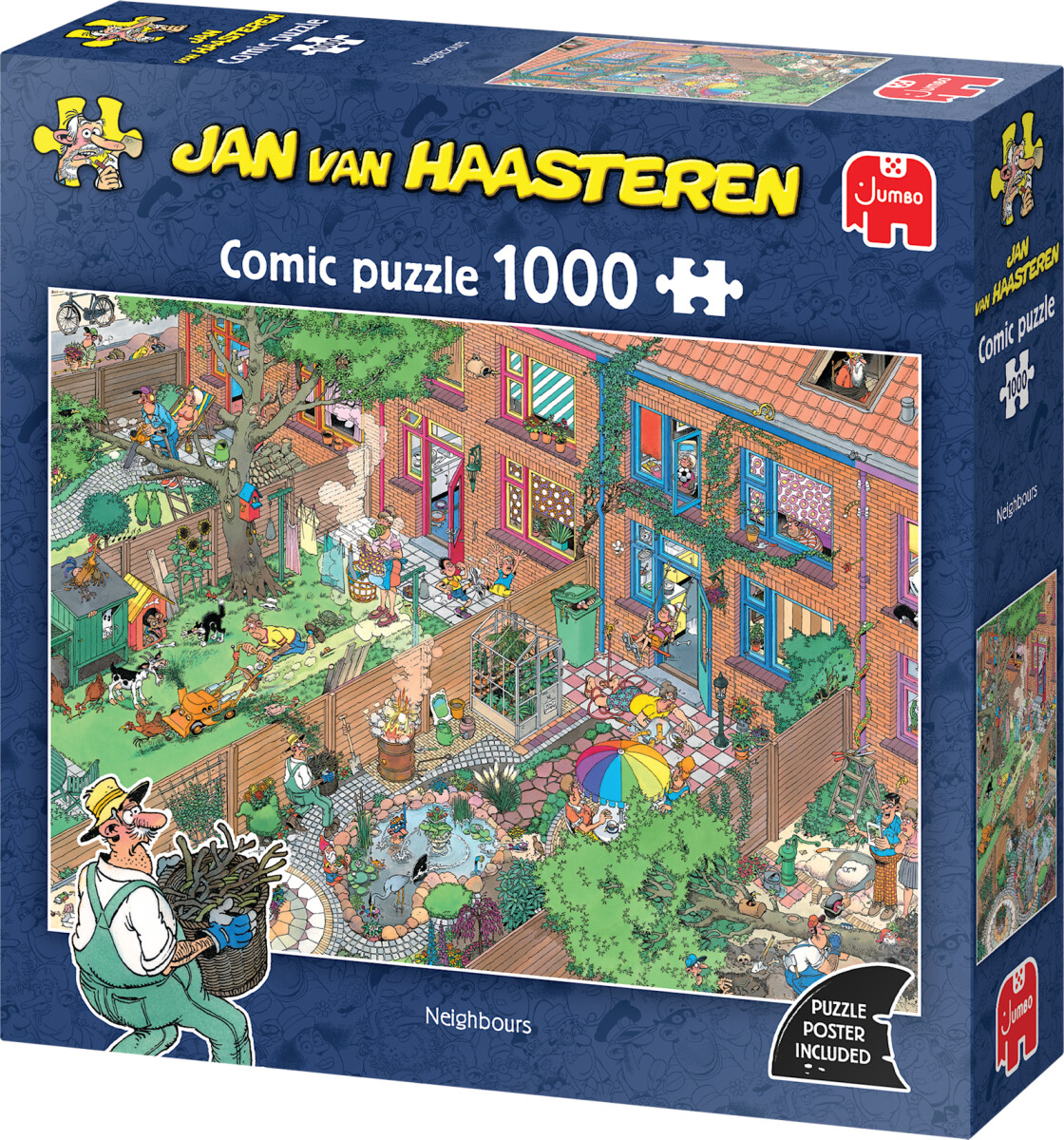 Jan Van Haasteren - Neighbours Comic Puzzle - 1000 Brikker