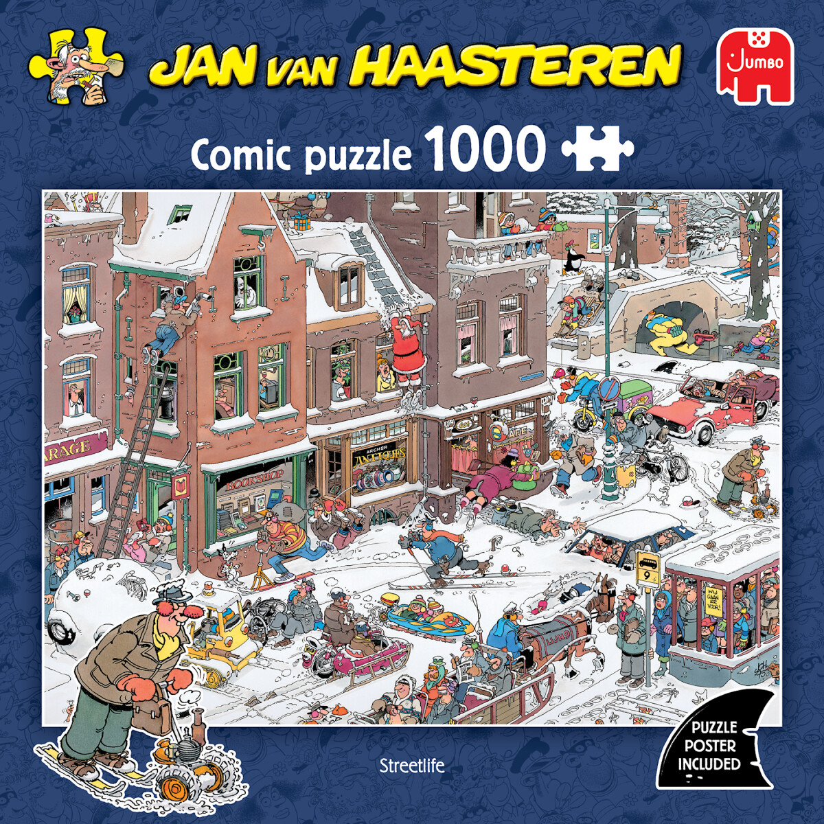 Jan Van Haasteren - Streetlife Comic Puzzle - 1000 Brikker