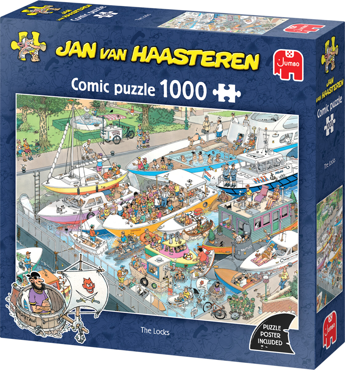 Jan Van Haasteren - The Locks Comic Puzzle - 1000 Brikker