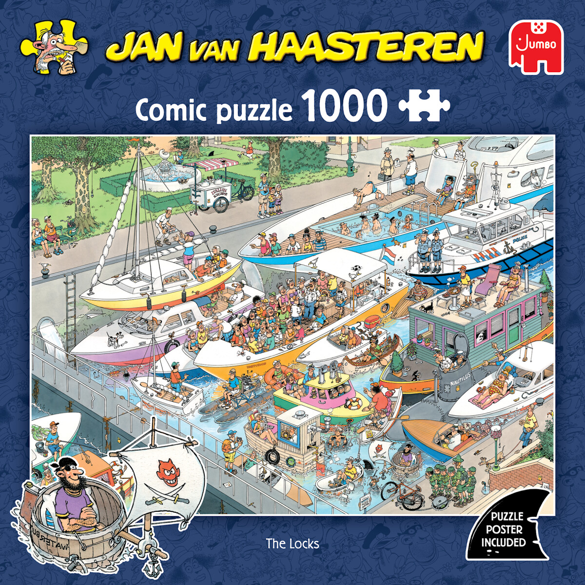 Jan Van Haasteren - The Locks Comic Puzzle - 1000 Brikker