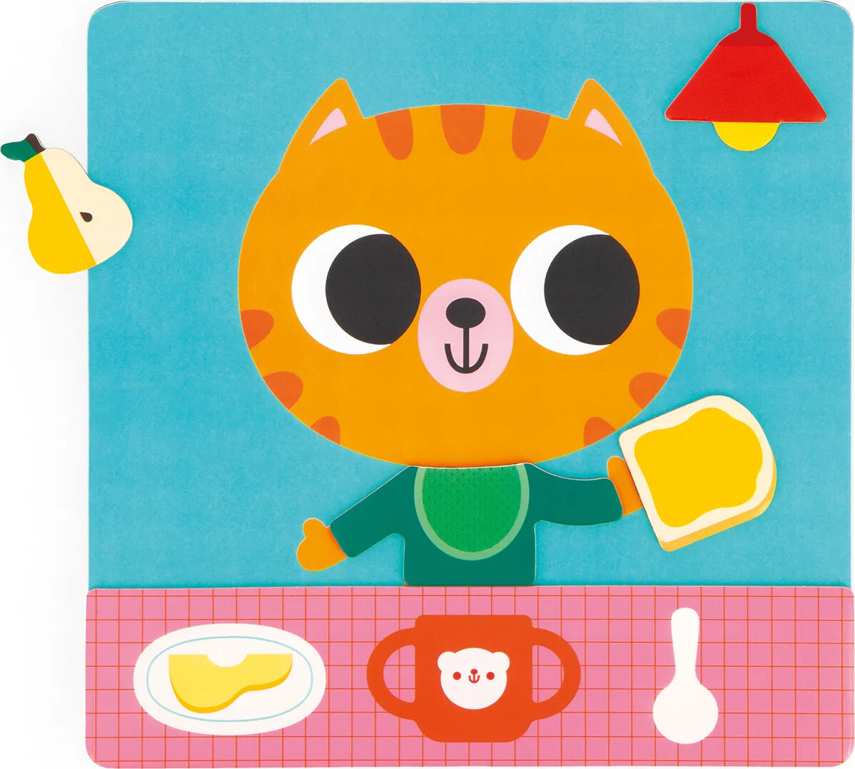 Janod - The Daily Routines Cat - Magnetspil
