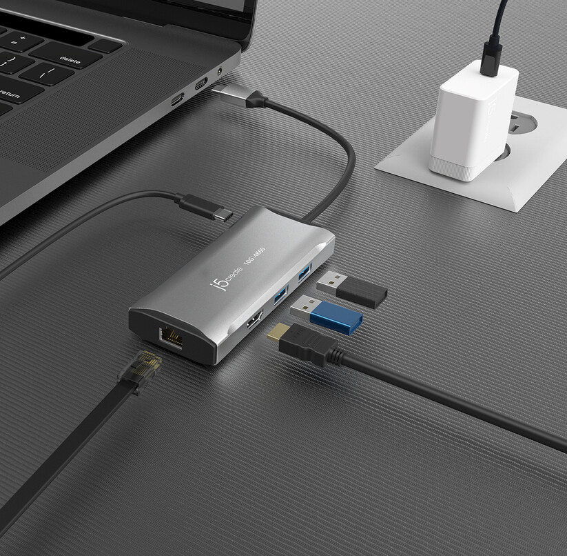 J5Create - 4K60 Elite Usb-C 10Gbps Travel Dock