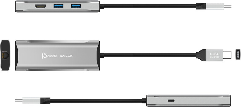 J5Create - 4K60 Elite Usb-C 10Gbps Travel Dock