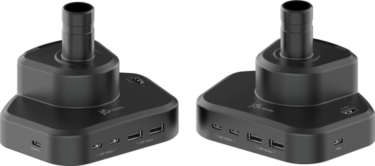 J5Create - Ergonomic Monitor Mount With Dock