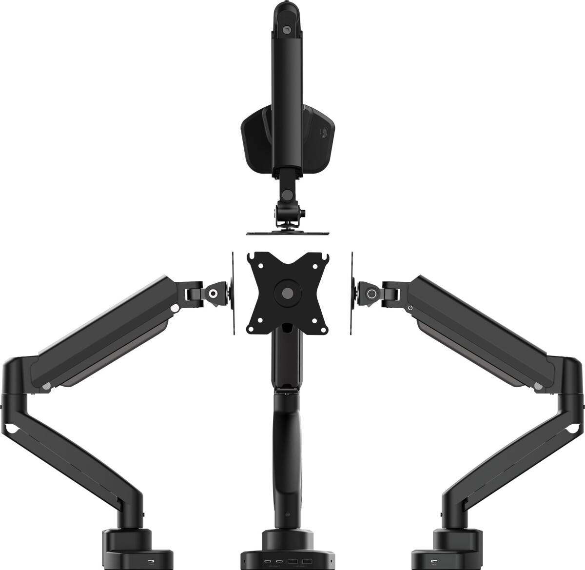 J5Create - Ergonomic Monitor Mount With Dock