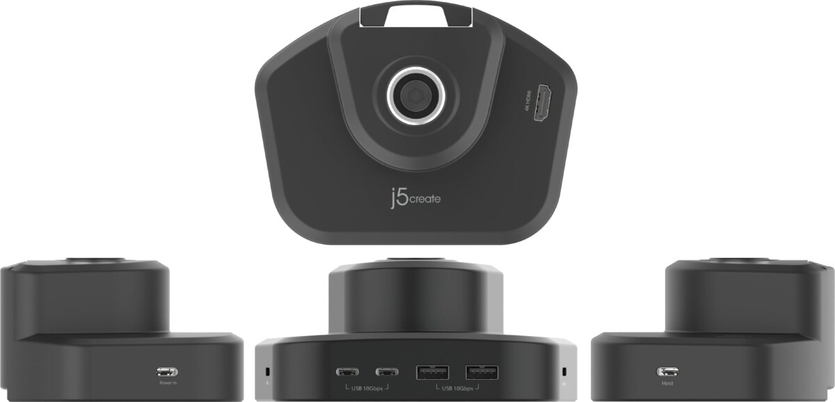 J5Create - Ergonomic Monitor Mount With Dock