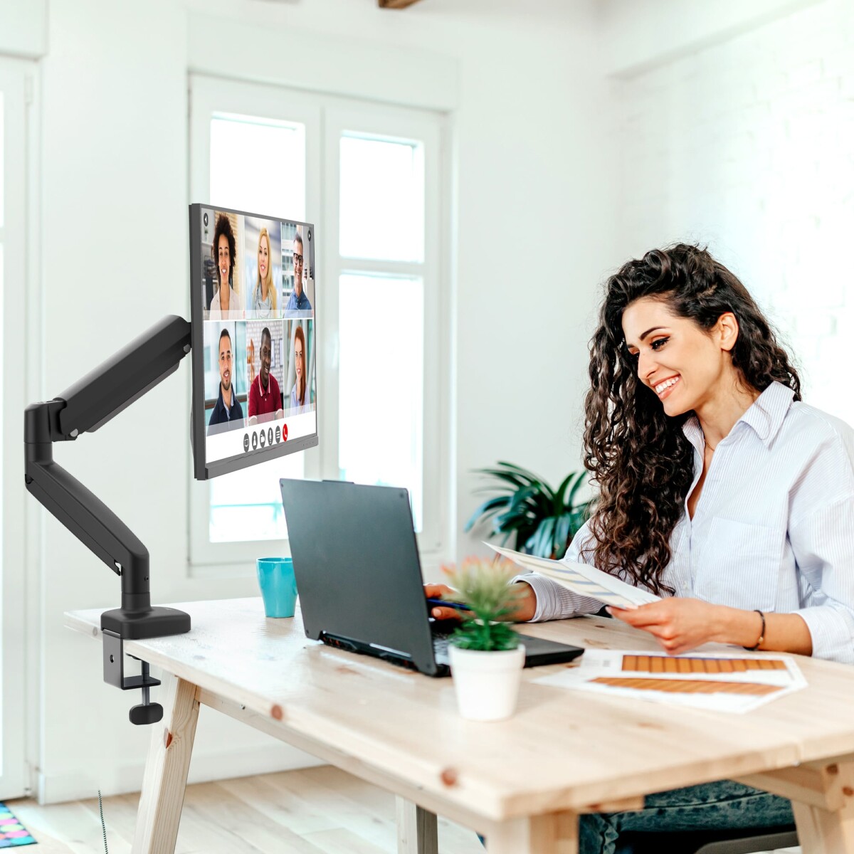 J5Create - Ergonomic Monitor Mount