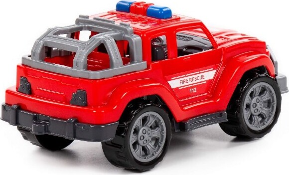 Legetøjs Brandbil Jeep - Rød - Polesie