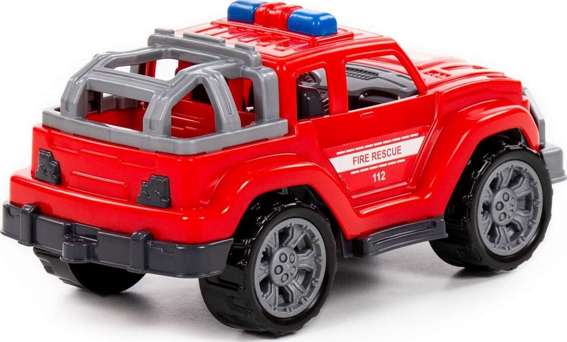 Legetøjs Brandbil Jeep - Rød - Polesie