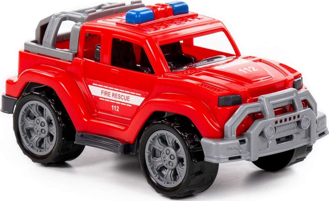 Legetøjs Brandbil Jeep - Rød - Polesie