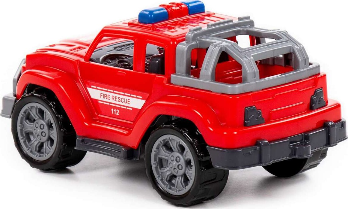 Legetøjs Brandbil Jeep - Rød - Polesie