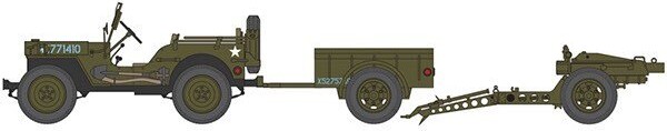 Airfix Starter Set - Willys Mb Jeep - 1 72 - A55117A
