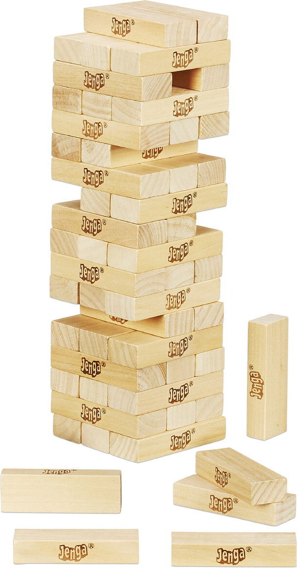 Jenga - Klodsmajor Spil I Træ - Hasbro G1499