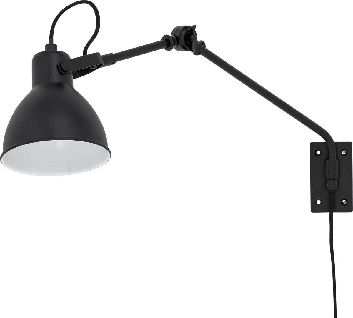 Creative Collection - Jili Lampe Til Væg - Sort - Metal