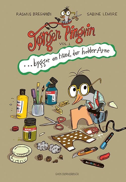Jørgen Pingvin Bygger En Hund Der Hedder Arne