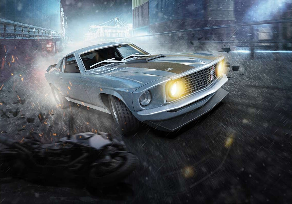 Scalextric - John Wick Ford Mustang Boss 429 Bil - 1 32 - C4497