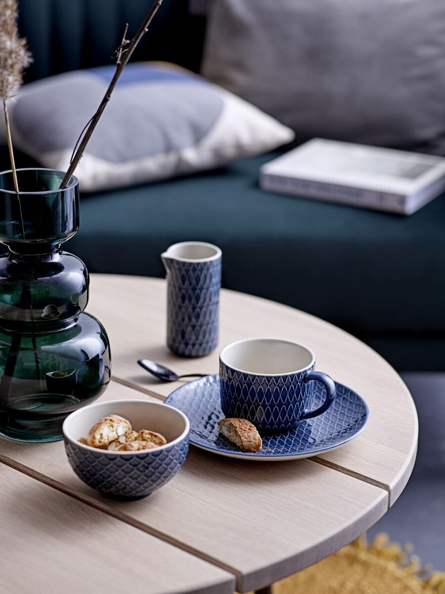 Bloomingville - Johnson Vase - Grøn - Glas - H 25 Cm