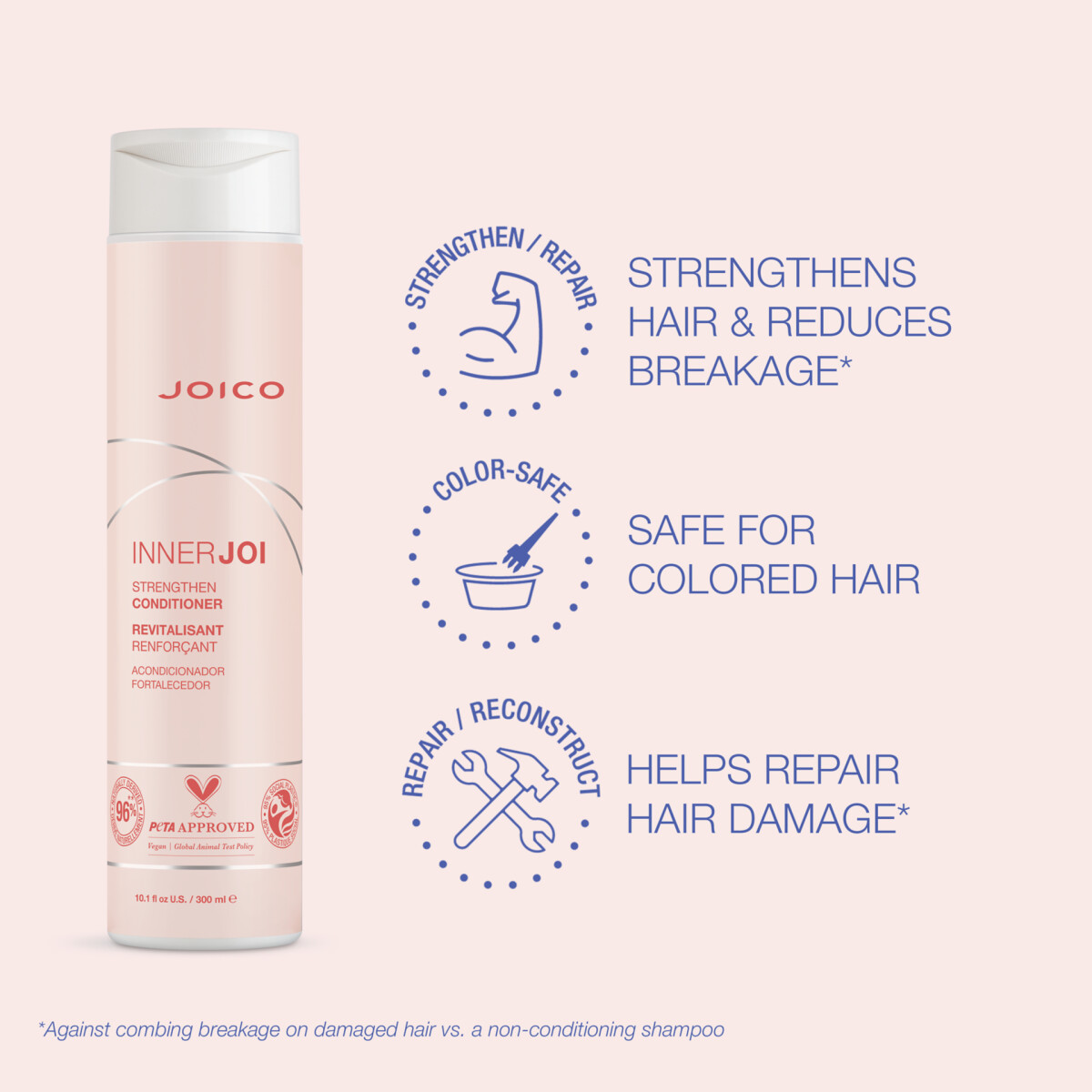 Joico - Innerjoi Strengthen Conditioner - 300 Ml