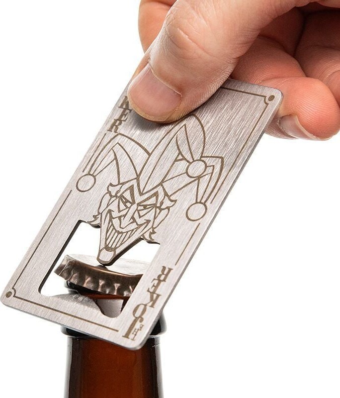 Joker Playing Card Bottle Opener