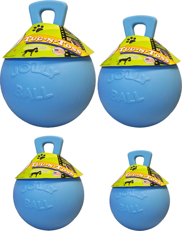 Jolly Pets Tugntoss Ball 15 Cm Baby Blå Med Blåbær Duft Se
