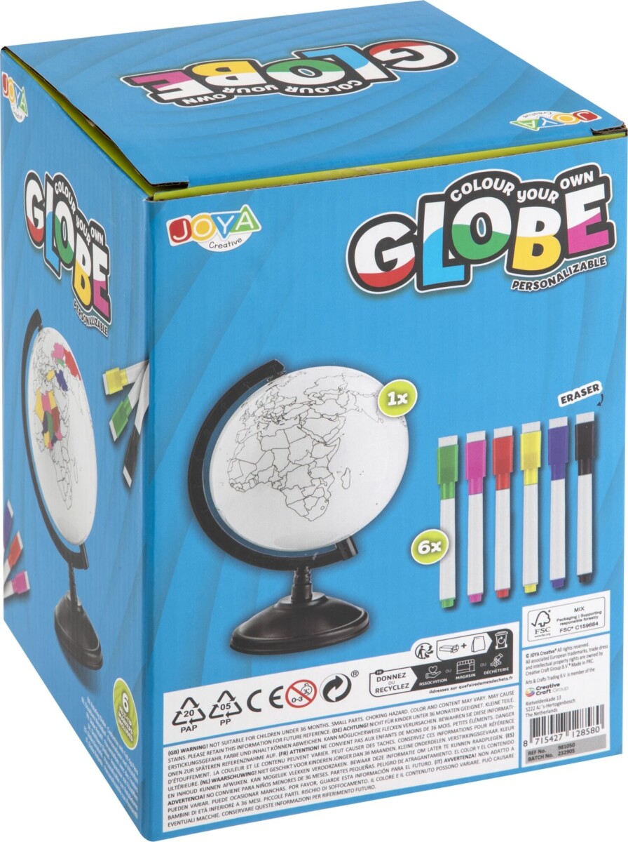 Joya - Colour Your Own Globe 981050