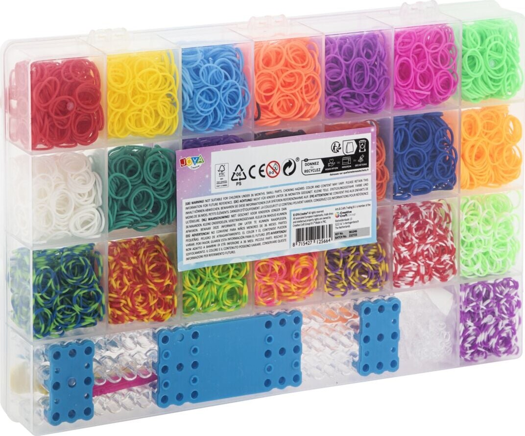 Joya - Loom Bands Kit Xxl - Diy Armbånd Smykkesæt I Kasse