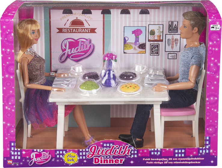 Judith Dinner Date Sæt Med 2 Dukker - Assorteret