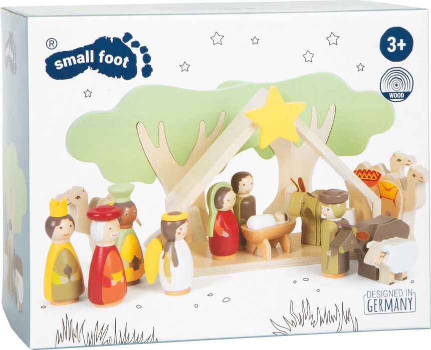 Krybbespil I Træ Til Børn - 19 Dele - Small Foot
