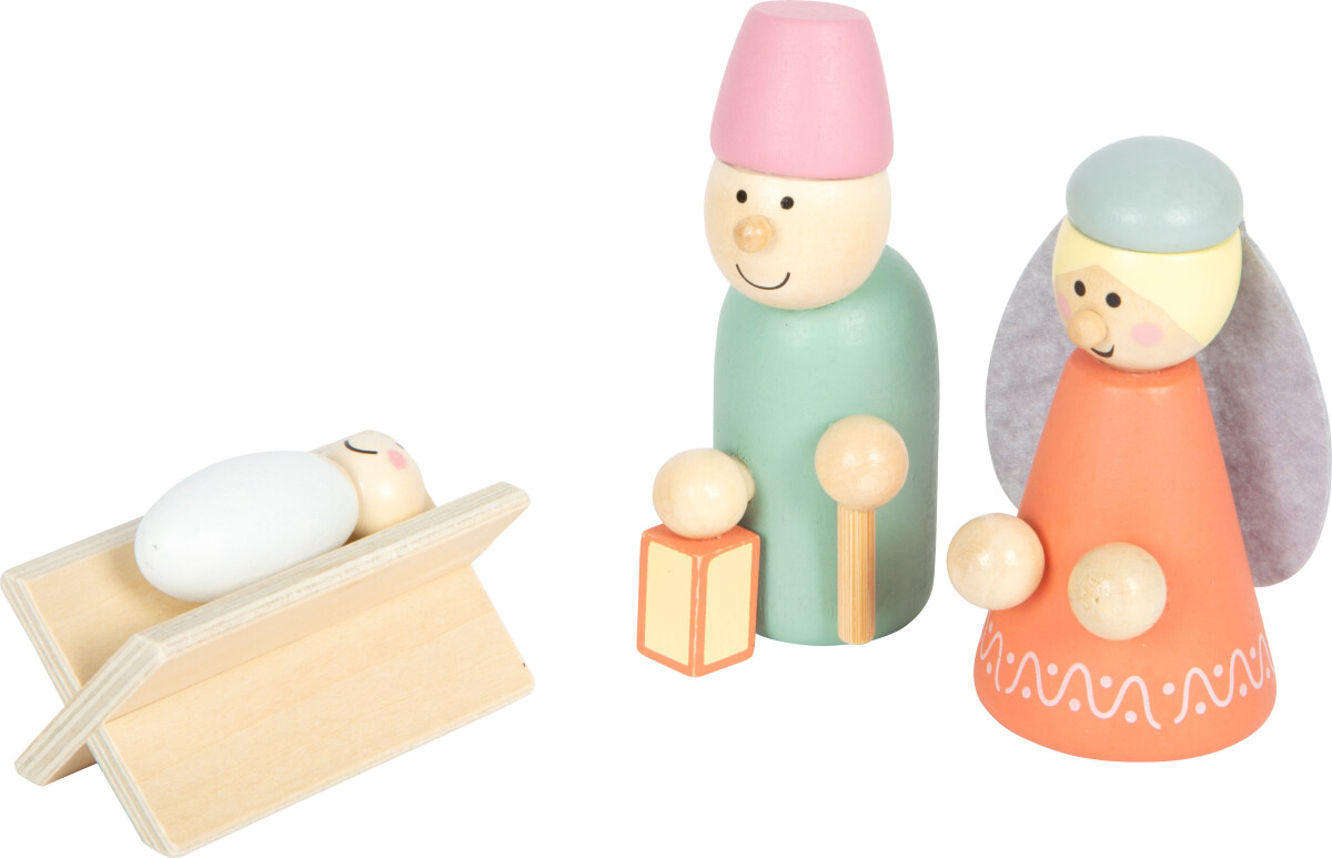 Small Foot - Krybbespil Med Figurer Og Dyr Til Børn - Træ