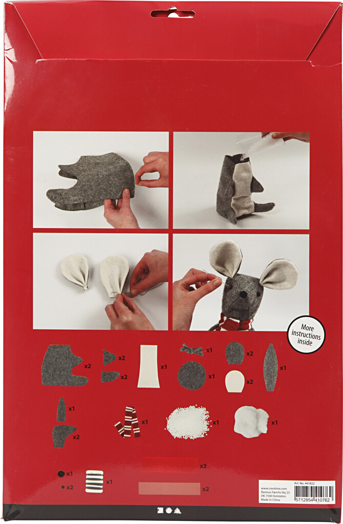 Julemus - H 30 Cm - 1 Stk