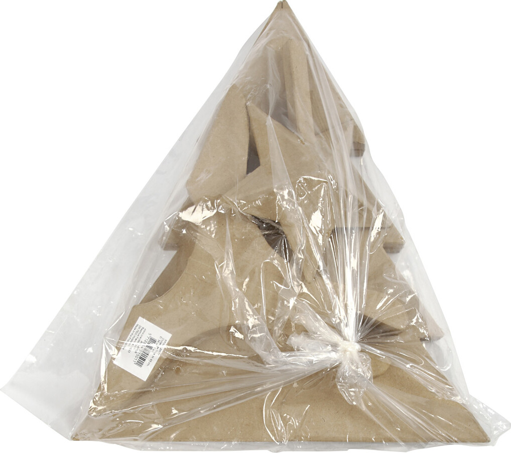 Juletræ I Træ - Julepynt - 63X34 Cm