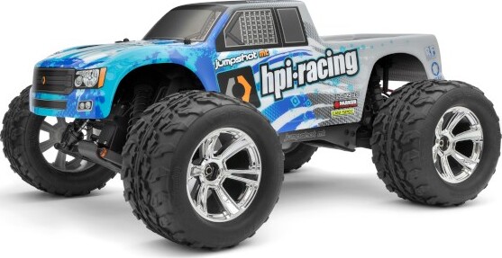 Hpi Racing - Jumpshot Mt V2 Fjernstyret Bil - Blå Og Sølv - Hp160260