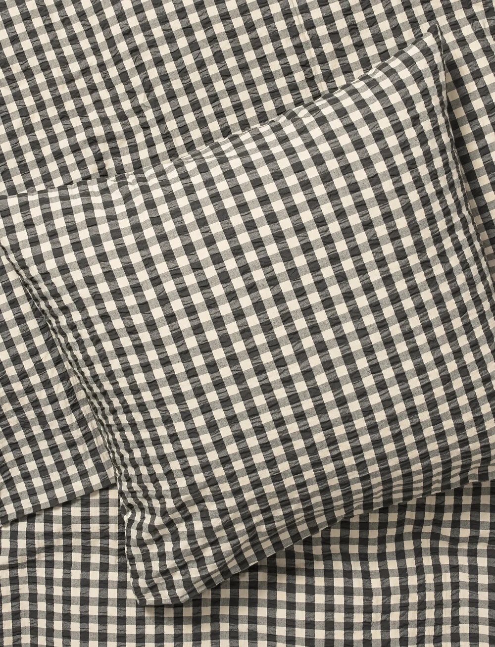 Juna - Bæk Bølge Sengetøj 200X220 Cm - Sort Sand