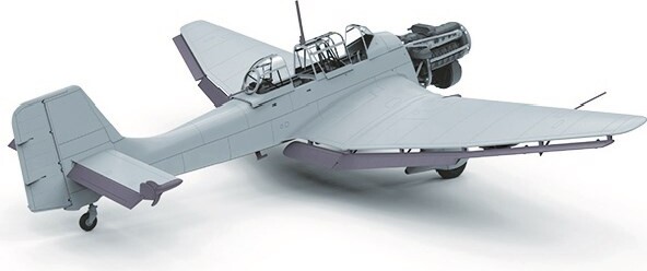 Airfix - Junkers Ju87R-2 Fly Byggesæt - 1 48 - A07115