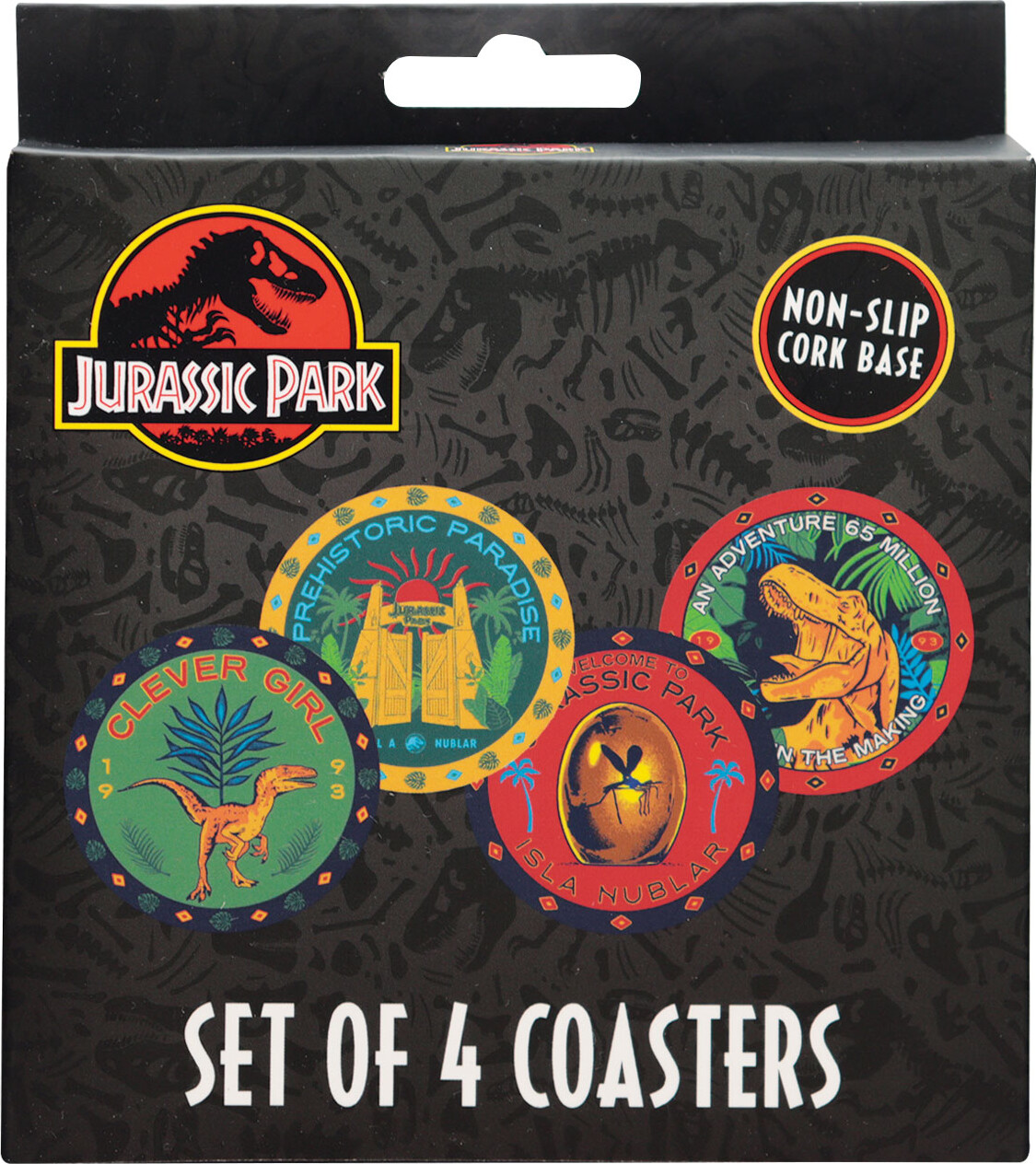 Jurassic Park Printed Drinks Coasters