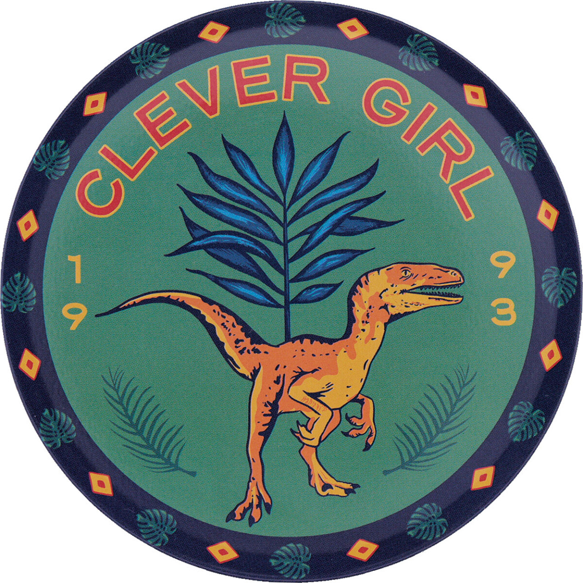 Jurassic Park Printed Drinks Coasters