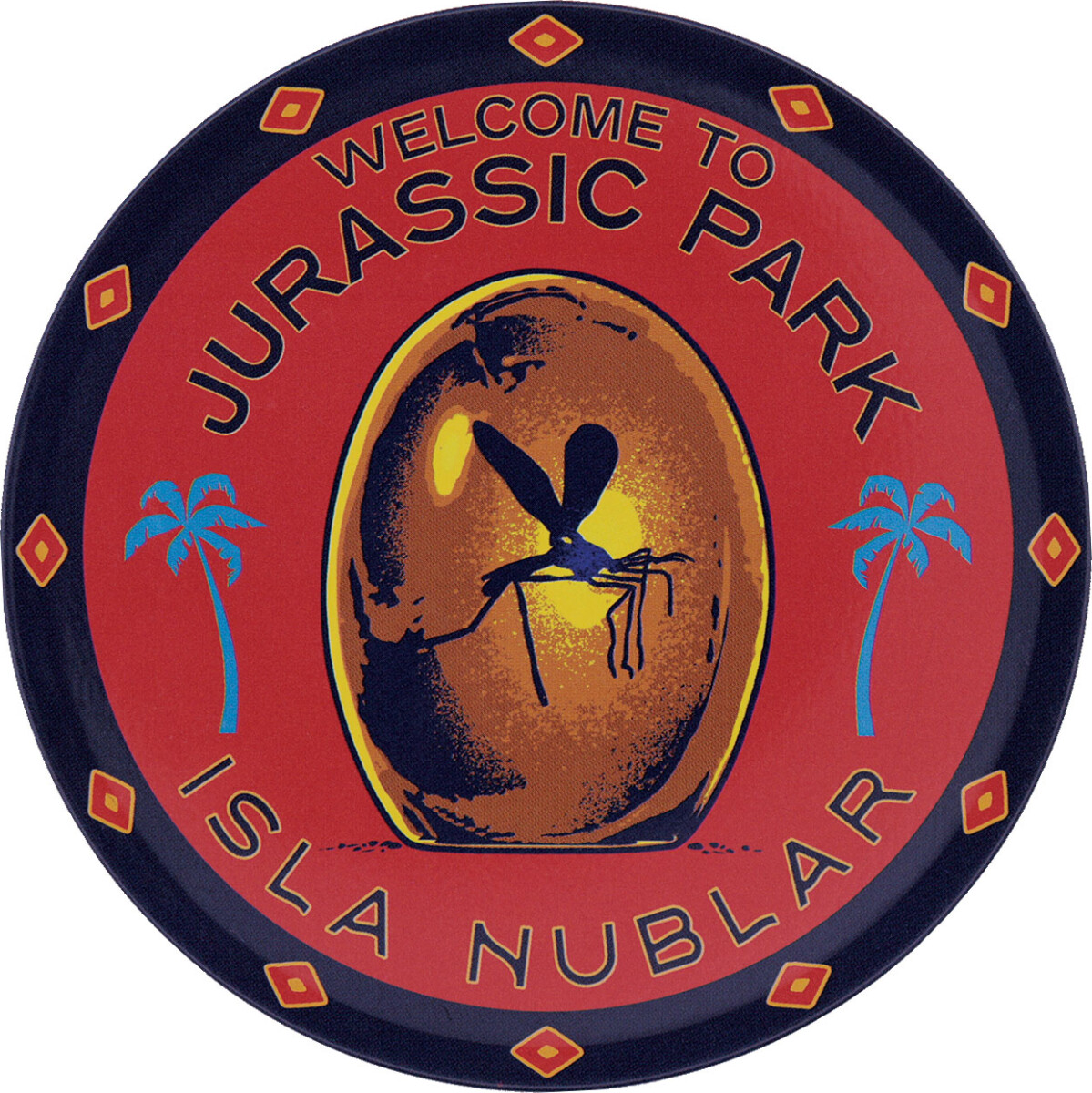 Jurassic Park Printed Drinks Coasters