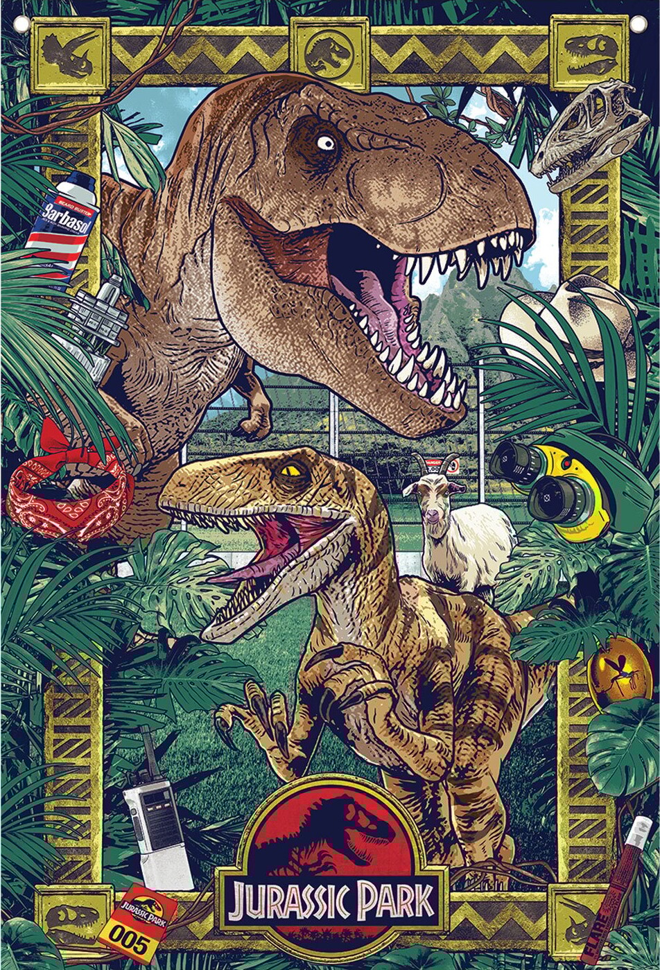Jurassic Park Wall Banner