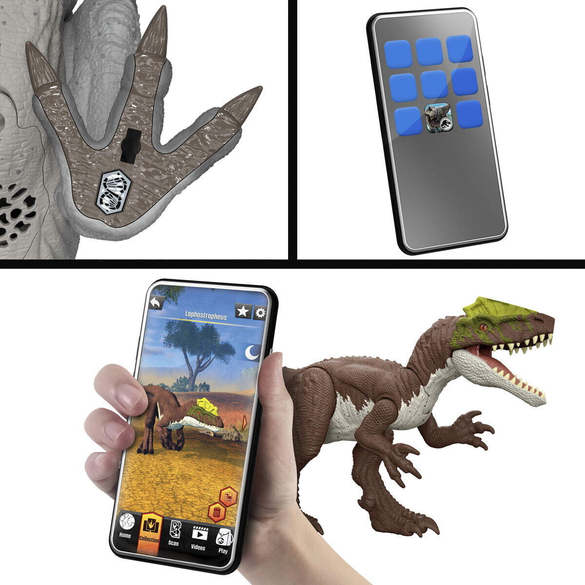 Jurassic World - Charge N Chomp Carnotaurus - Mattel Jkg85