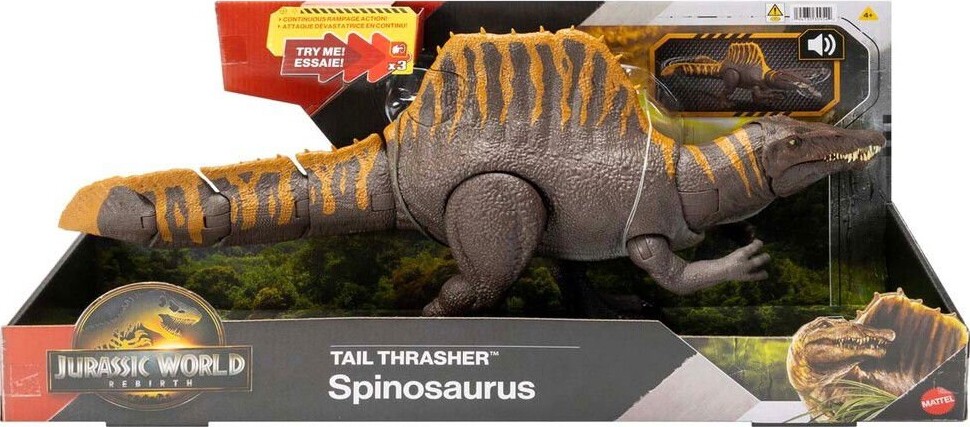 Jurassic World Rebirth - Spinosaurus Halehvirvlende Figur
