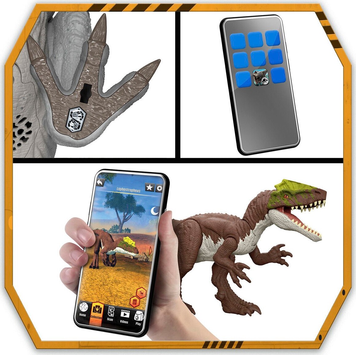 Jurassic World Rebirth - Spinosaurus Halehvirvlende Figur