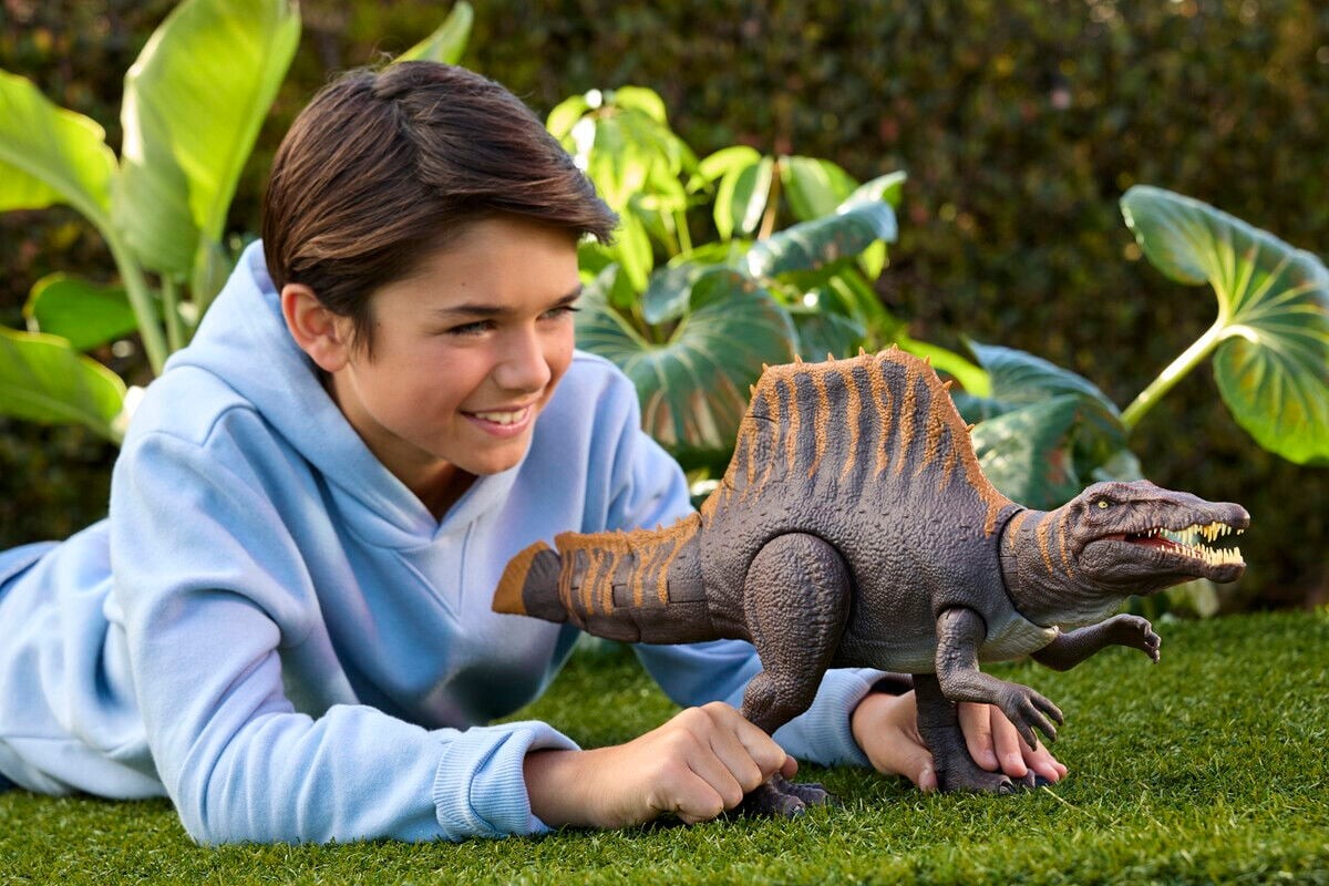 Jurassic World Rebirth - Spinosaurus Halehvirvlende Figur