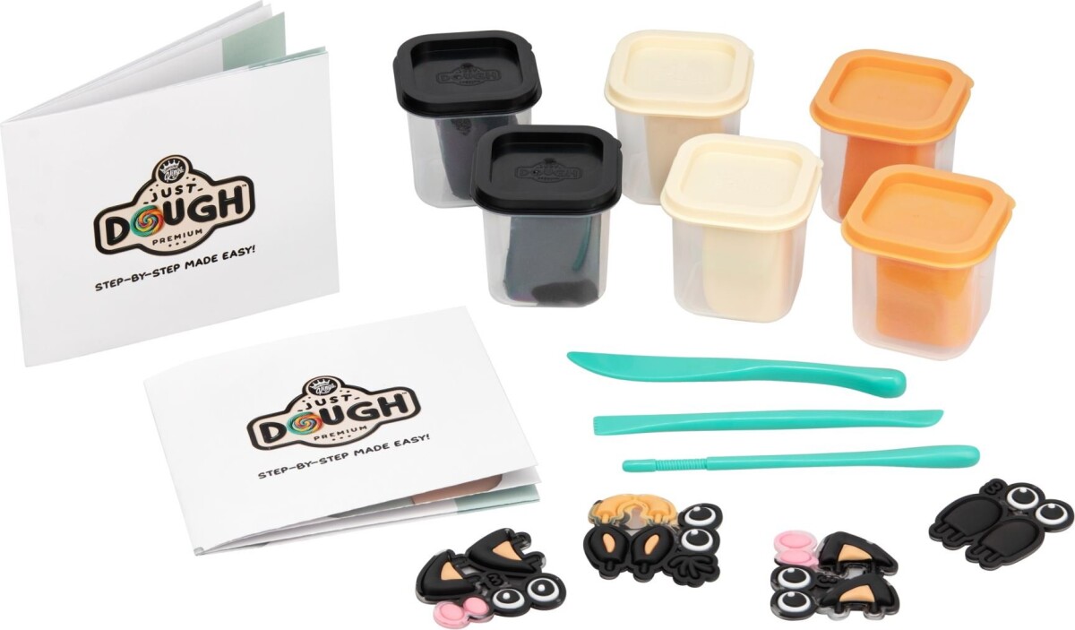 Just Dough - Ko-Karakter Modellervokspakke 6X57G