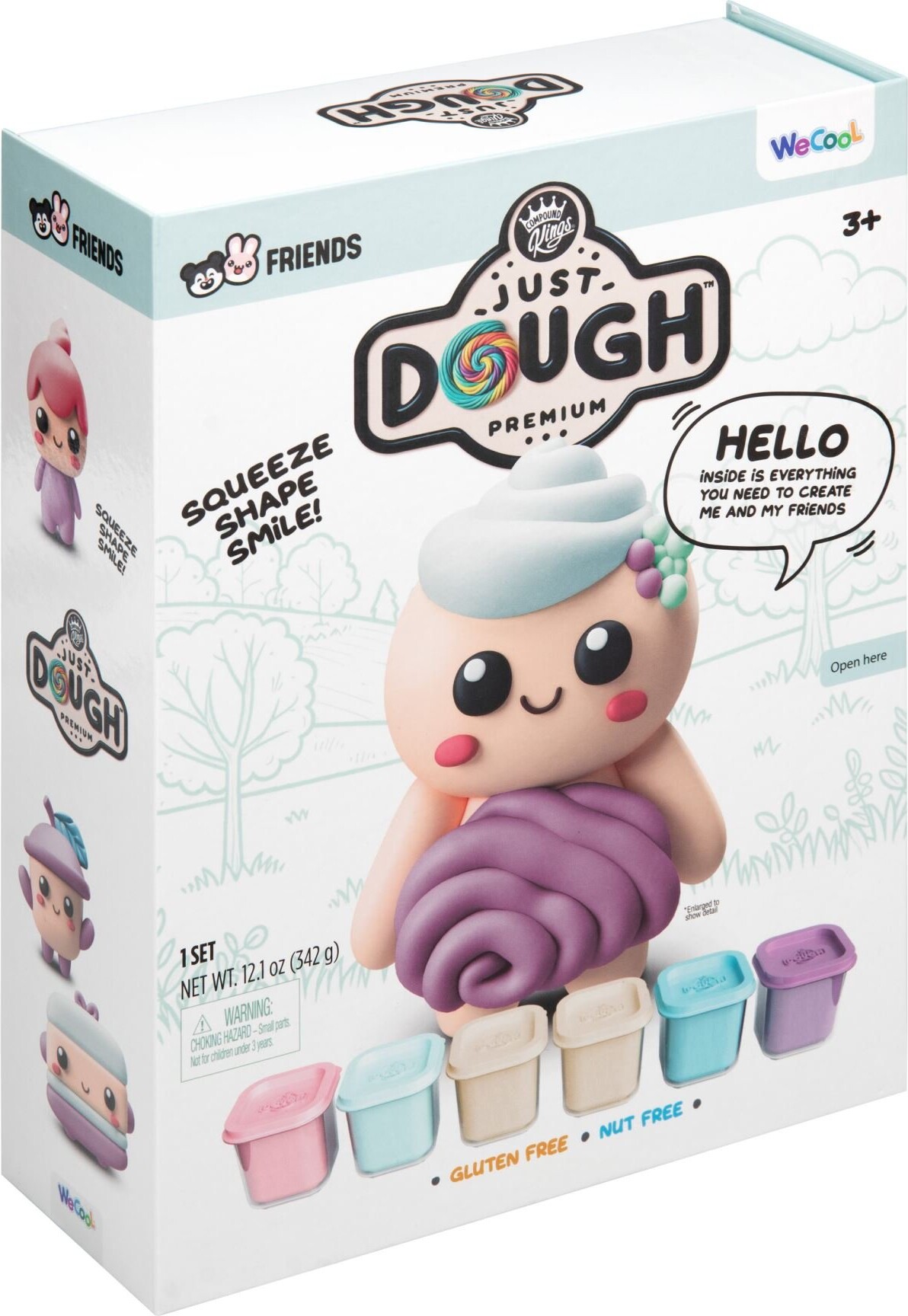 Just Dough - Krøllekarakter Modellervoks