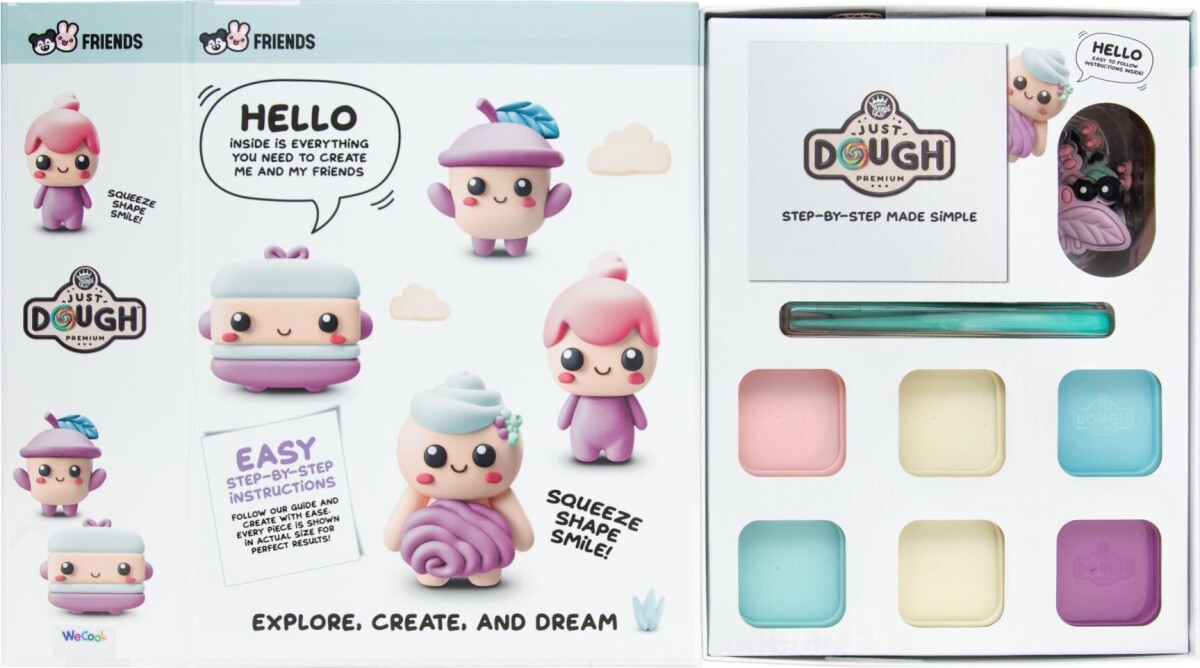 Just Dough - Krøllekarakter Modellervoks